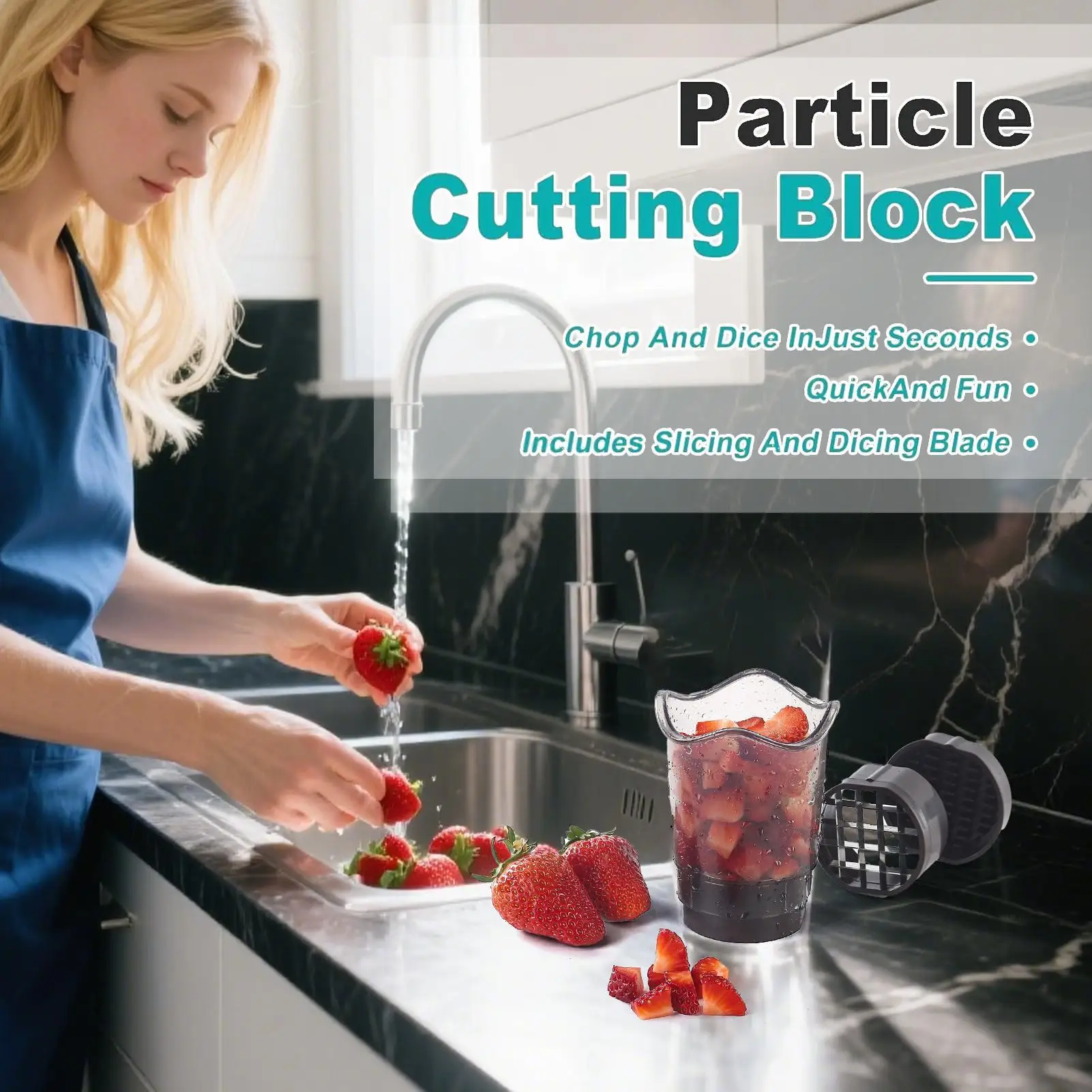 Strawberry Slicer Cup Banana Slicer Cutter Detachable Kitchen Slicing Grape Tool Salad Prep Supplies For Carrots Eggs Kiwi