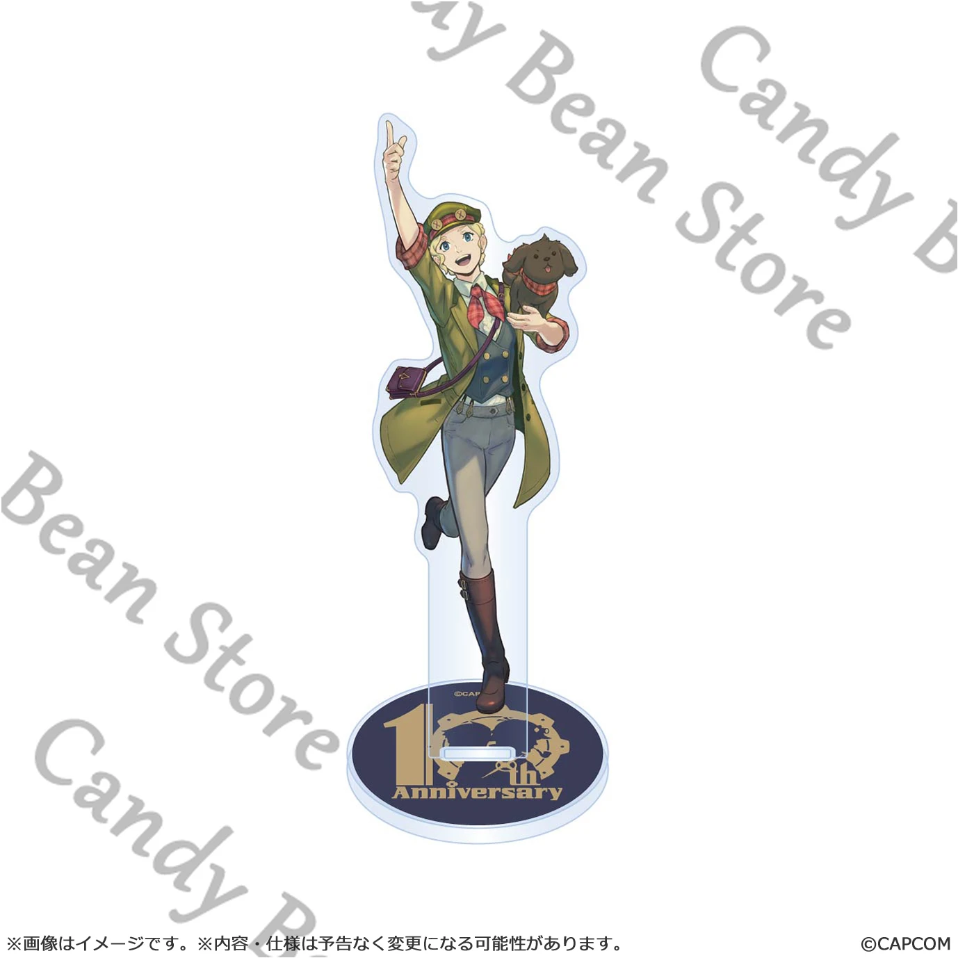 Genuino Anime Ace Avvocato Deceniale Ryūnosuke Kazuma Barok Van Zieks Cosplay Figura Acrilica Del Basamento Del Fumetto In Piedi Segno di Natale