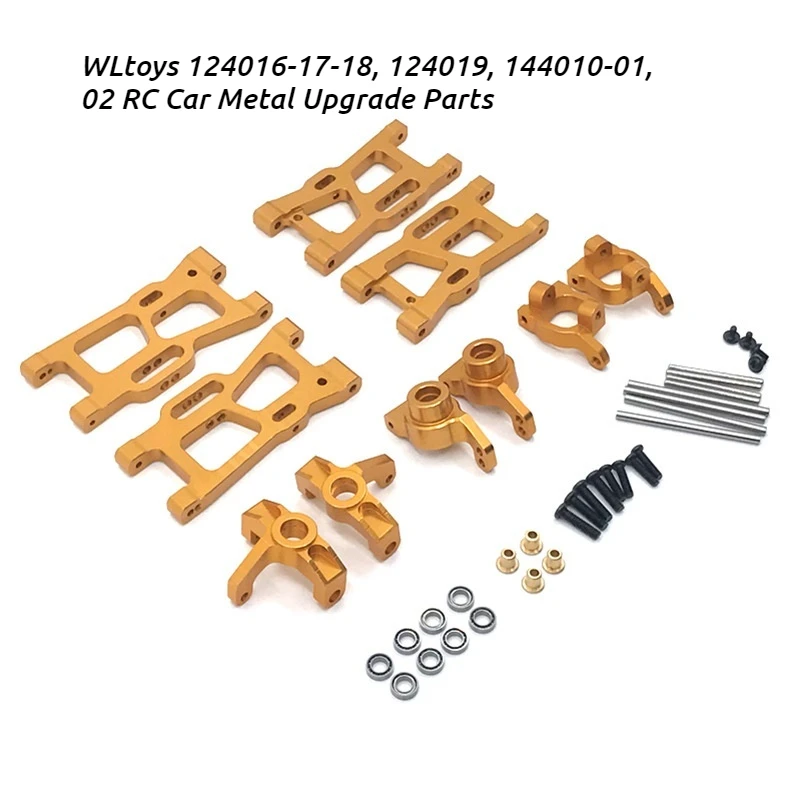 

Wltoys Rc Car Metal Upgrade Spare Parts Fit For 124016 124017 124018 124019 144001 144002 144010 Rc Car Accessories