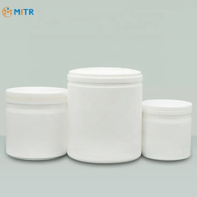 وعاء مطحنة كروية كوكبية مقاومة للتآكل ودرجات الحرارة العالية 50 مل 100 مل 250 مل 1 لتر 2 لتر PTFE جرة مطحنة كروية كوكبية #2