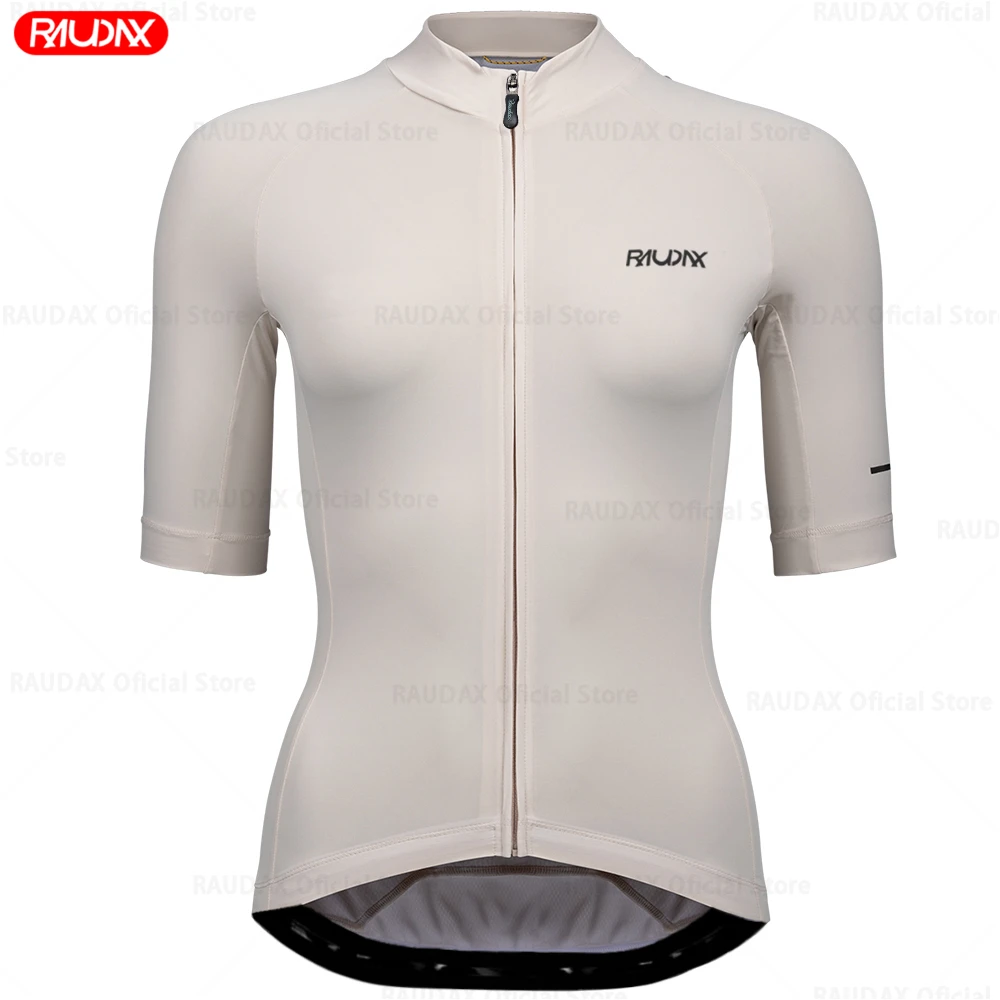 2026 Raudax Cycling Jersey 11 colors Cycling Racing Tops Short Sleeve Cyclist Clothes Shirt Maillot Women Bicycle Bike Wear