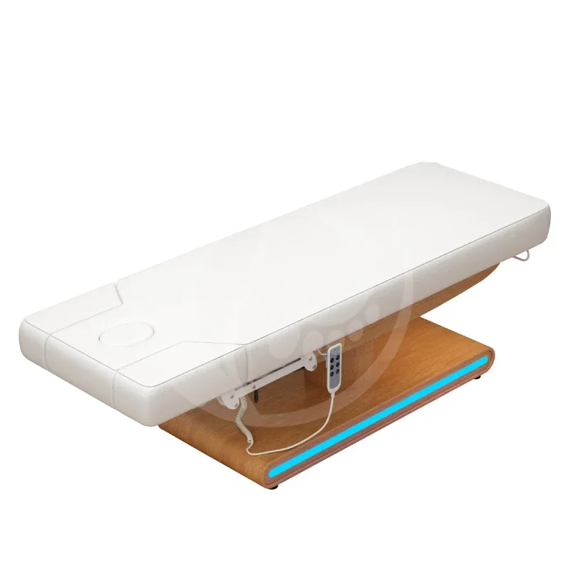 

Professional White Electric Eyelash Massage Beds Spa Facial Lash Chair Adjustable Folding Bed