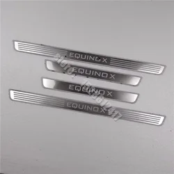 For Chevrolet EQUINOX 2016 2017 2018~2024 Car Accessories Door sill scuff plates thresholds protector car Stickers Welcome Pedal