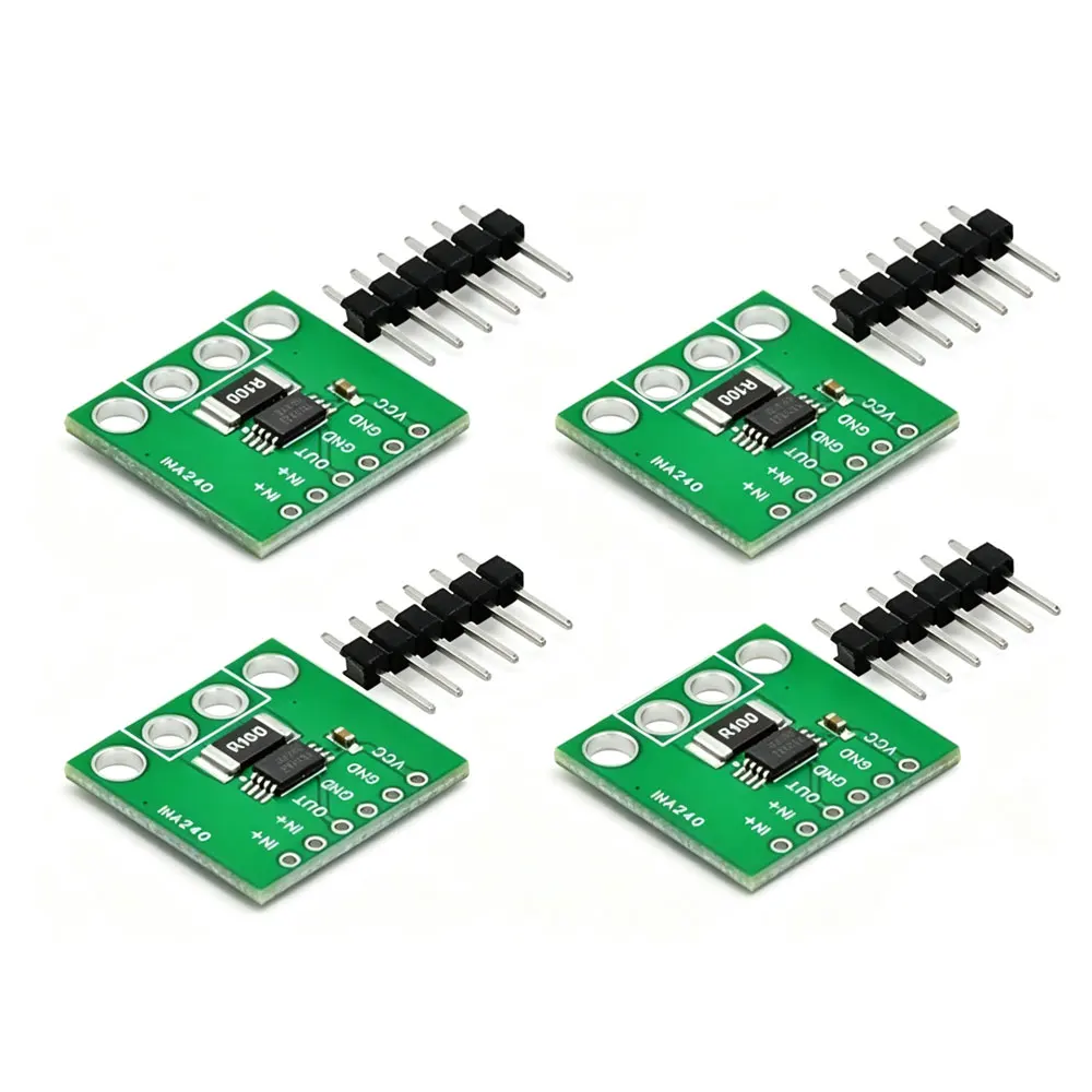 DC 3.0V-5.0V INA240 Module INA240A1/A2/A3/A4 High-Precision Current Detection Amplifier For Dual-Channel Monitoring
