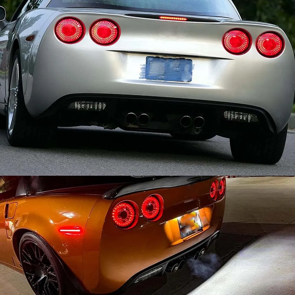 Car LED License Plate Lights For Chevrolet Corvette C4 C5 C6 Impala S10 SSR For Pontiac Fiero Firebird For GMC C1500 C2500 C3500