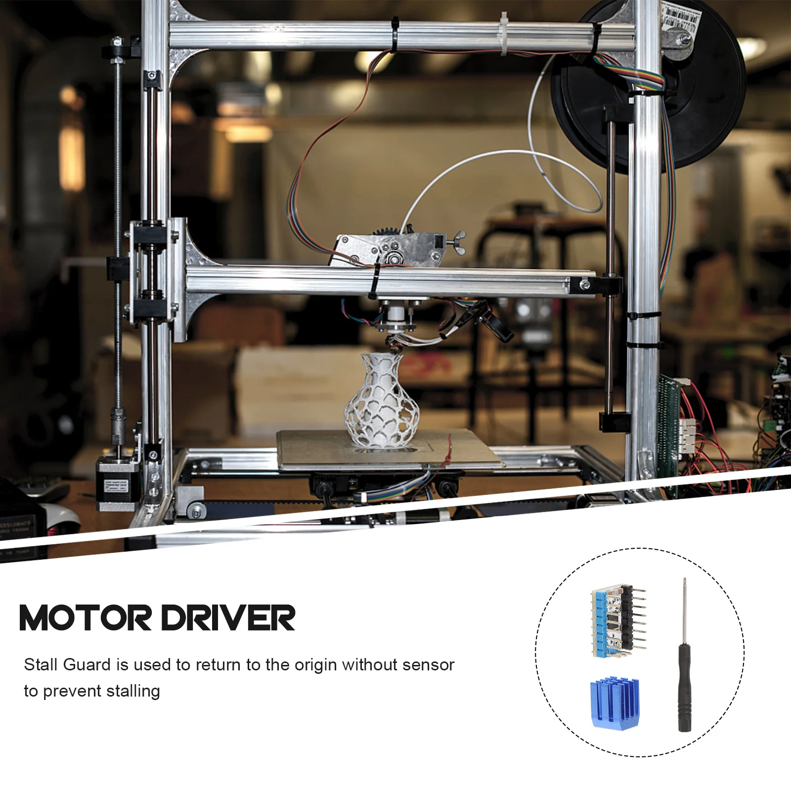 

.0 2. Peak Printer Parts Stepper Motor Driver Ultra-Silent For 3D Printer Parts 3D Printing Accessories