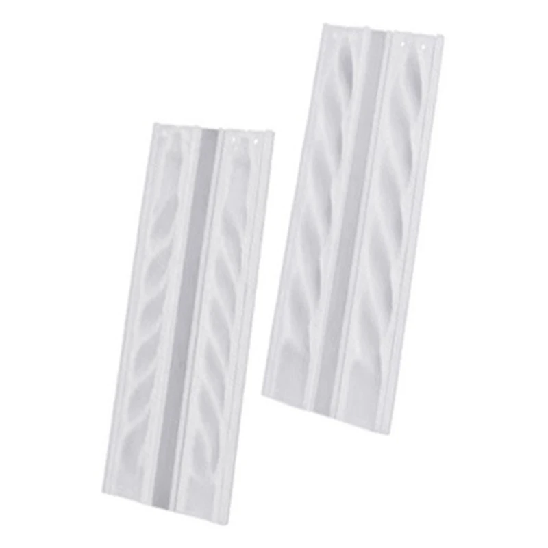 DIY Long Strip Church Candle Silicone Mold Irregular Shape Wax Candlelight Dinner Making Supplies 2PCS