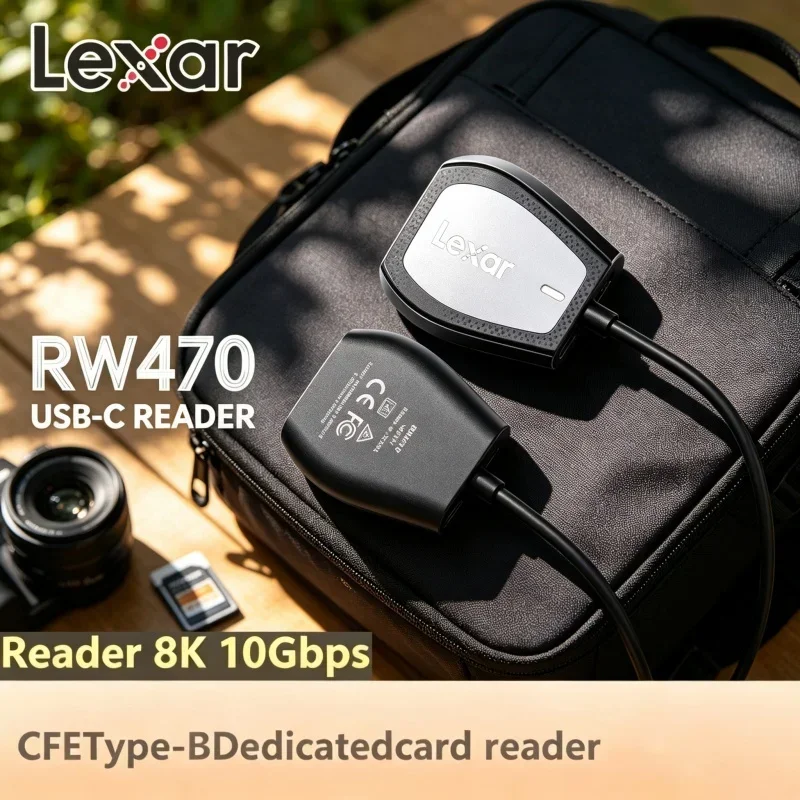 lexar-rw470-2-in-1-sd-microsdカードリーダー-プロフェッショナル-uhs-ii-312mb-s-usb-32-type-c-高速リーダー-カメラ-ノートパソコン対応