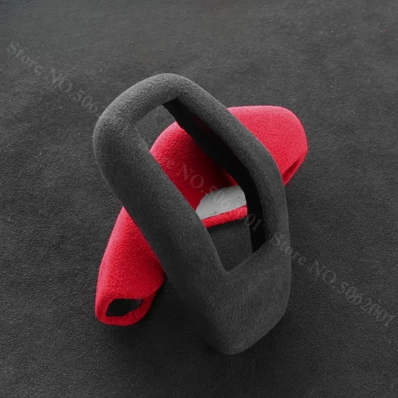 For Land Rover Range Rover Evoque 2019-2022 Suede Leather Gear Shifter Trim Cover Wear-proof Shift Console Protector Accessories - view 5