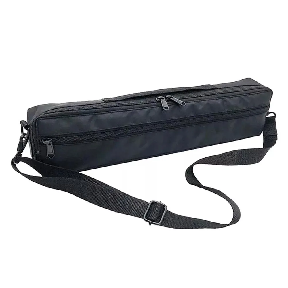 16 17 Holes for flute Carrying Bag Soft Lining Padded Concert With Adjustable Shoulder Strap Black for flute Protective Case