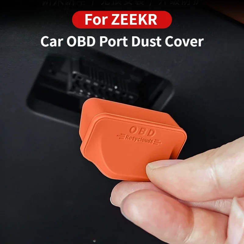 

For ZEEKR 7X 9X 007GT 007 001 009 X Silicone Car OBD Port Dust Cover Diagnostic Interface Protective Cover Waterproof Dustproof
