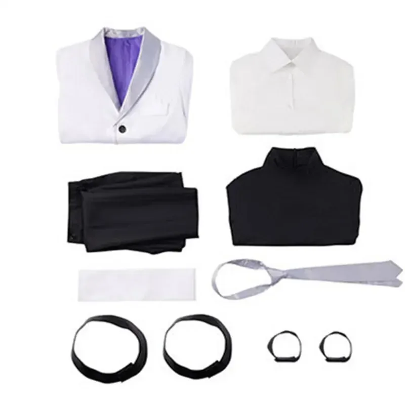 2023 Cosplay CosDaddy Bungo Stray Dogs Sigma Costumes Sets High School Uniform Adult Men Outfits Halloween Carnival Dress Up