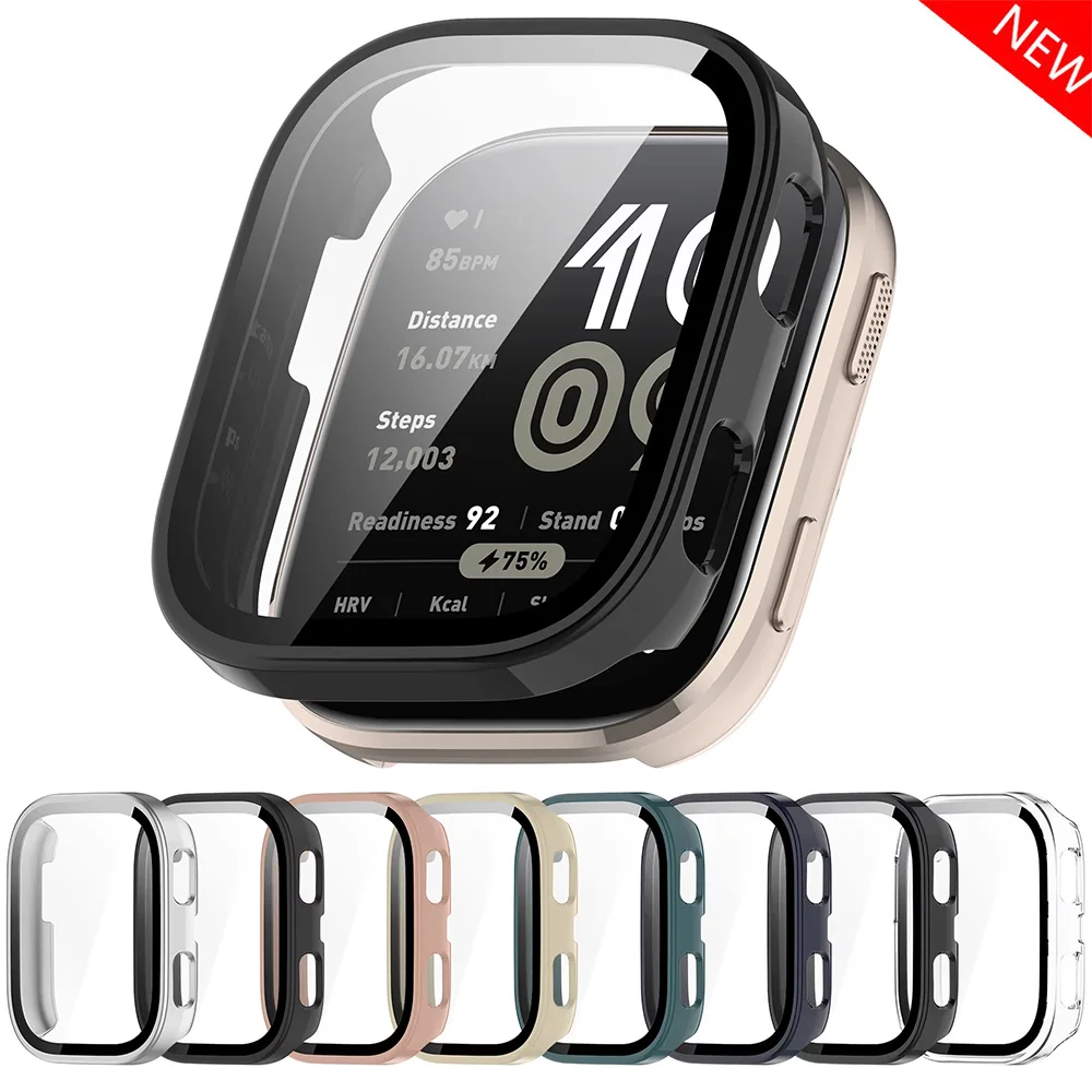 

Чехол для ПК + стекло для Amazfit Bip 6, пленка против царапин, бампер, защитная пленка из закаленного стекла, чехол для Amazfit Bip 6, аксессуары