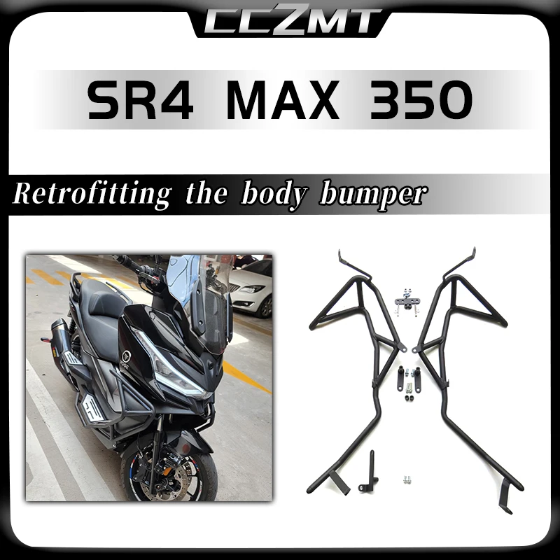 Dla VOGE SR4MAX 350 SR4 MAX SR 4 MAX sr4 max zderzak motocyklowy osłona silnika Crash Bars Protector akcesoria