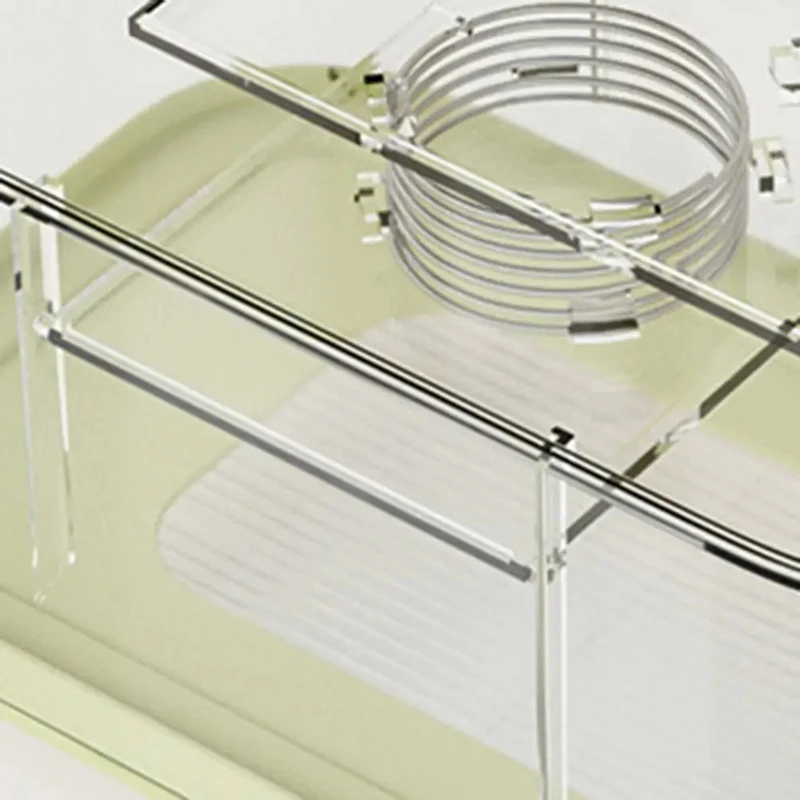 Wall-Mounted Wet Wipes Holder Wall Mounted Wet Wipes Dispenser Box With Capacity Easy Open Spring Plate Multifunctional image 4