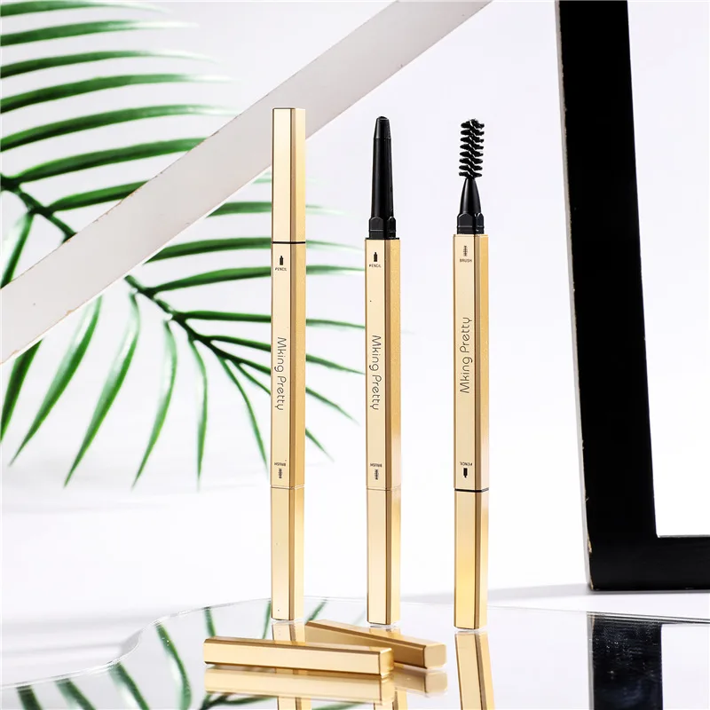 Стойкая Водостойкая тушь для бровей с золотистыми рыбками, тонировка, тушь для ресниц, косметика для красоты, женский макияж, мужской макияж