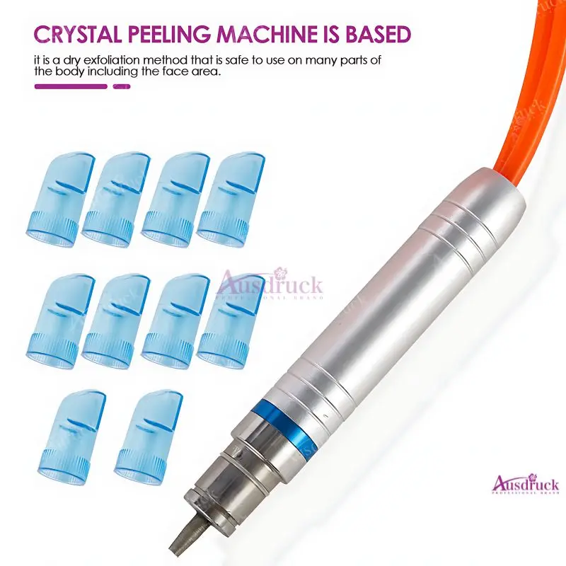 آلة اللوازم الطبية المهنية لتجديد شباب الجلد علاج الوجه 2 في 1 جهاز تجميل جلدي تقشير كريستال #2