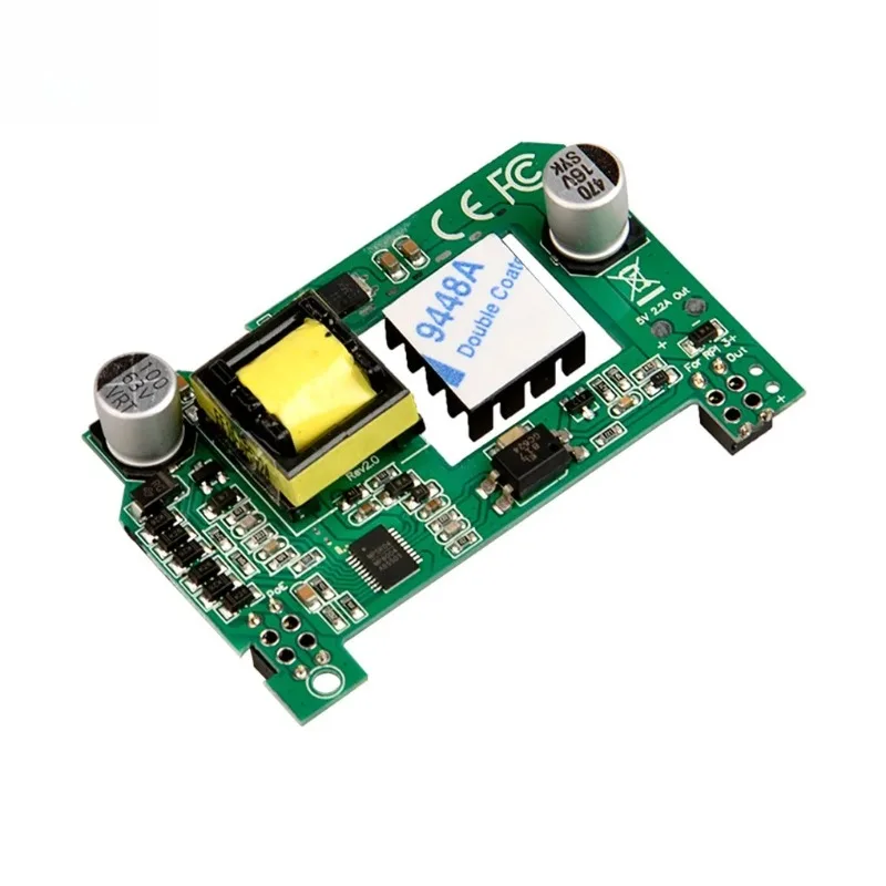 5Volt Active Pi Hat 44-56V PoE Input 10 watt PoE Hat board for Raspberry Pi Pi3B+ Pi4 Gigabit Data Speed