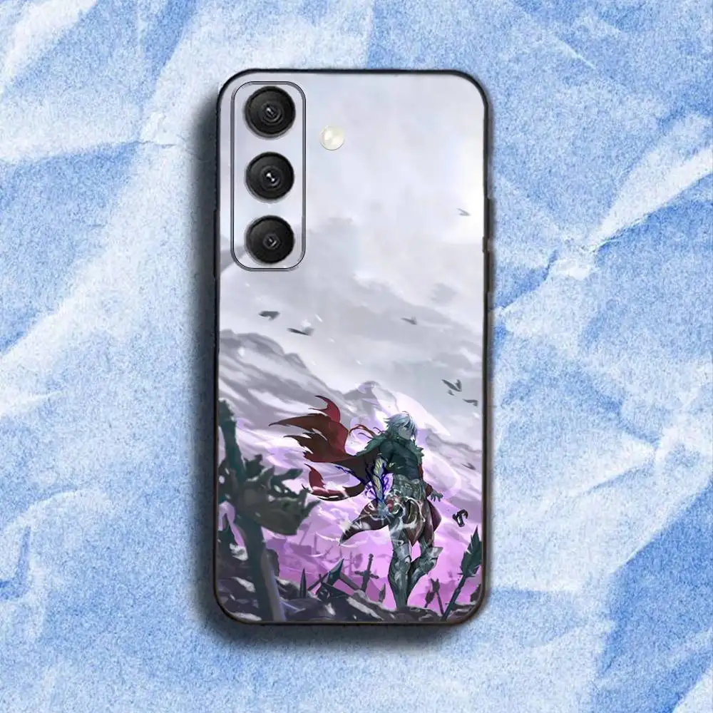 حافظة هاتف B-Beginning After End لهاتف Samsung S 25,24,23,22,30,21,10,9,Ultra,Plus,Lite,FE,4,5G حافظة ناعمة سوداء