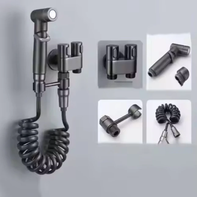 

High-quality Stainless Steel Savatier Shower Faucet, Portable Toilet Accessory, for Apartments and Bathrooms