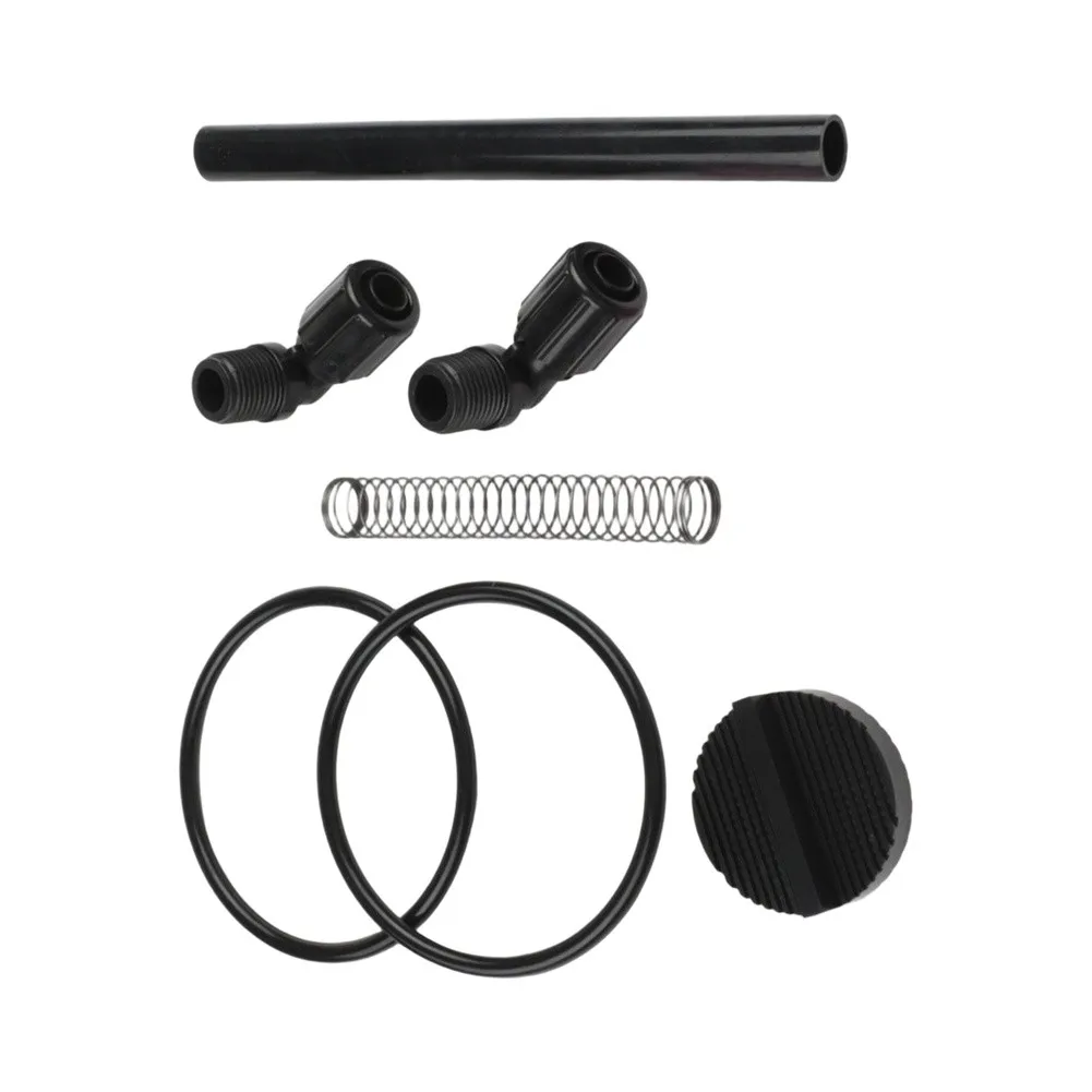 Chlorinator 320 and 322 Maintenance Kit with Two 1/2 Inch NPT 90 Degree Connectors One Tube Support Spring and Feeder Tubing