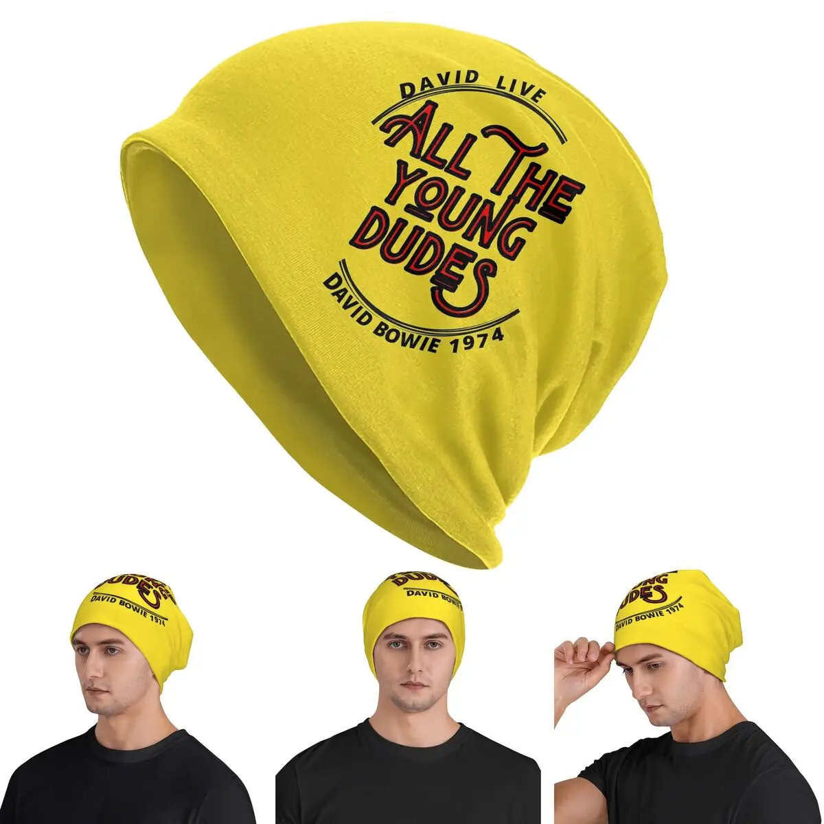 

Atyd Live 1974 Skullies Beanies Hats Warm Autumn Winter Outdoor Cap Knitted Bonnet Caps for Men Women Adult