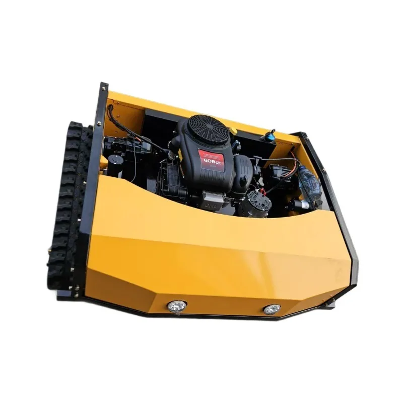 High-horsepower remote control lawn mower, mountain lawn mower, four-stroke intelligent crawler lawn mower