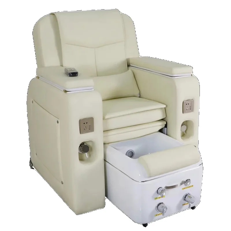 New Multi-functional Electric Leather Foot Massage Chair with Water Therapy for Beauty Salons Barber Shops & Malls