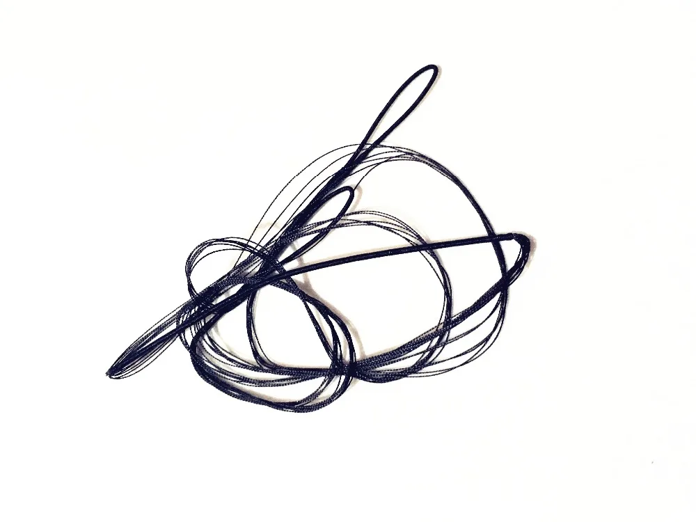 1PCS Black Bow String For Straight bow Recurve Bow Archery Hunting  Length 115cm-180cm