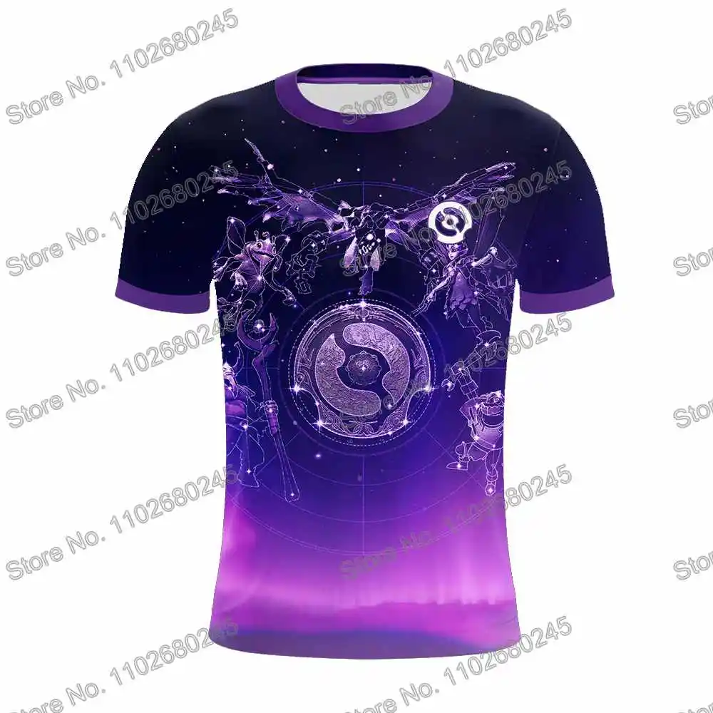 TI 14 2025 Dota 2 تيشيرت صيفي تيشيرت اسم مخصص لعبة رياضات إلكترونية ملابس خارجية قمصان تقنية ملابس لياقة بدنية قمصان تدريب قمصان دراجات جبلية قمصان رياضية قميص #3