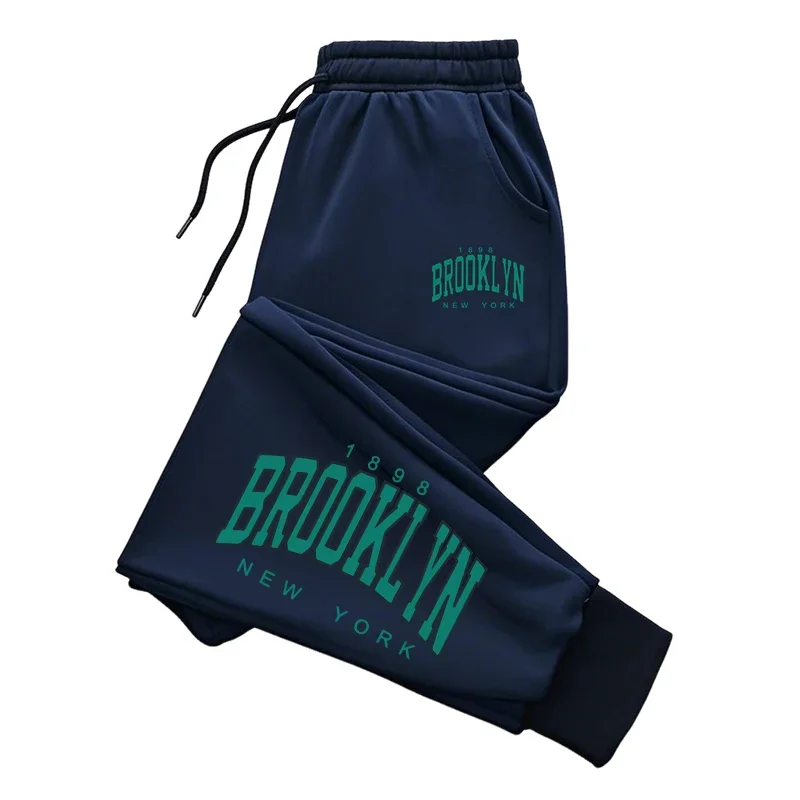 Unisex-Jogginghose mit Print, für alle Jahreszeiten, weich und bequem, lässige Freizeit- und Sport-Hose mit Taschen für Zuhause, Outdoor und Laufen – Detail 5