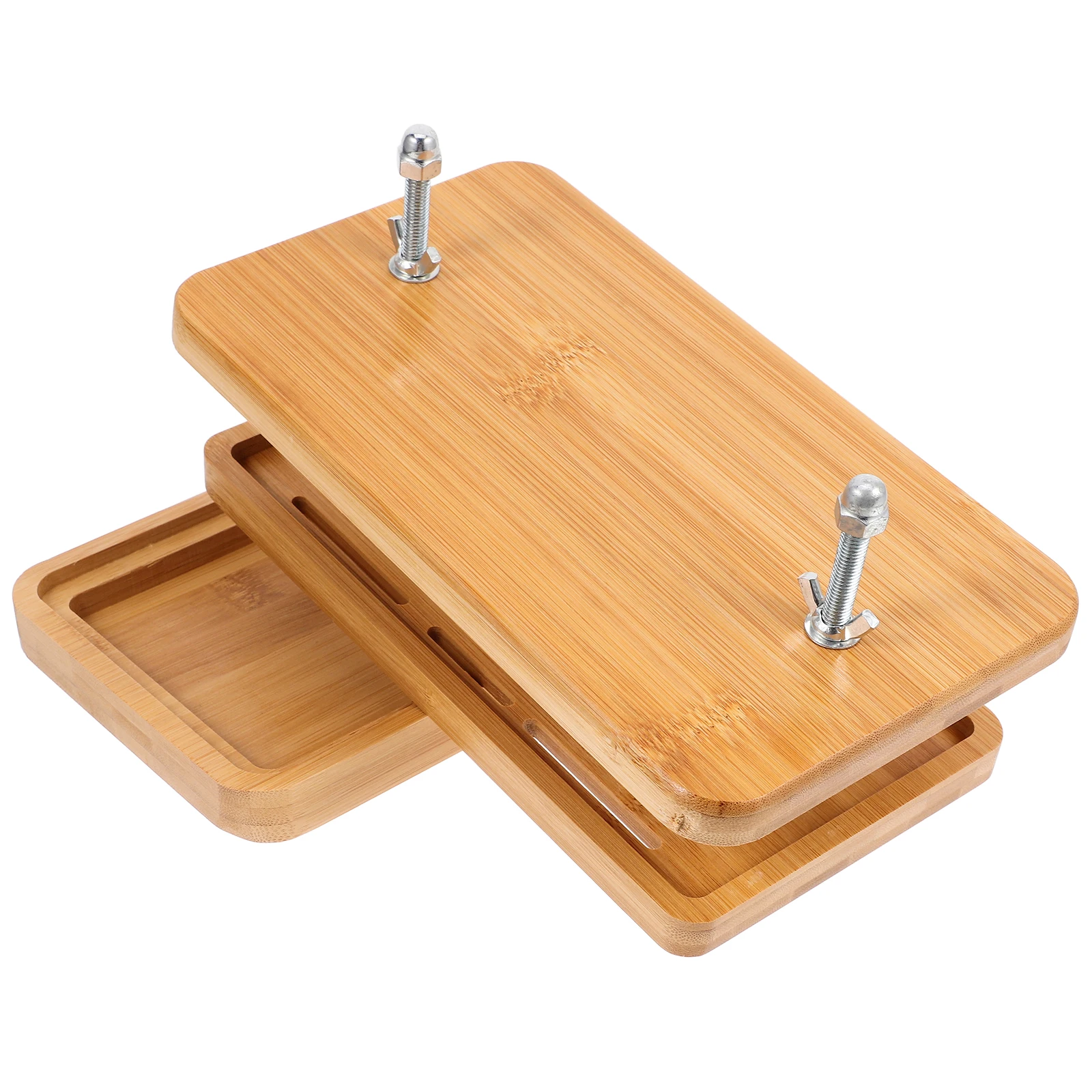 

Bamboo Tofu Press Adjustable Pressure Drip Tray Efficient Homemade Tofu Making Mold Kitchen Tool Soybean Curd Molds