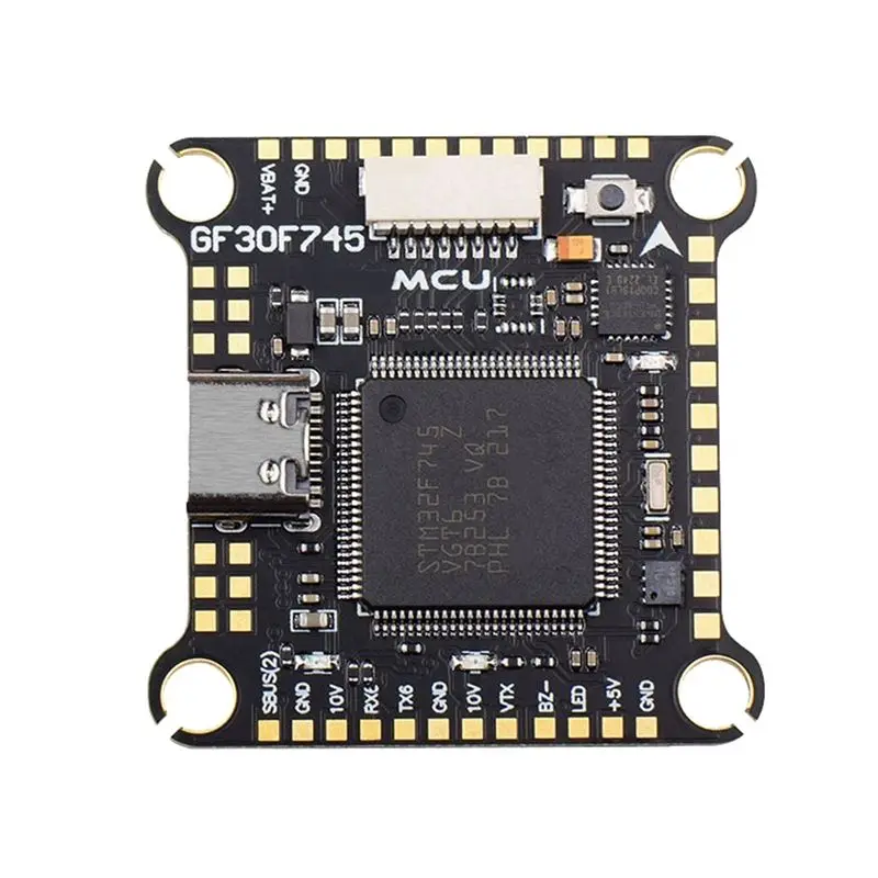 

Контроллер полета AED5-F745 GF30F745-ICM FPV FC Dual BEC Встроенный барометр OSD для RC FPV Drone