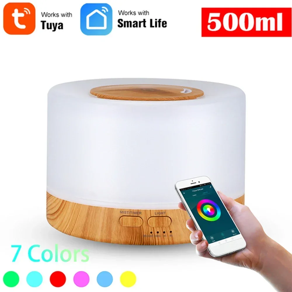 500 ml Private Label Wholesale Ultrasonic Aromatherapy Diffuser Portable BPA Free Humidifier Essential Oil Aroma Diffuser