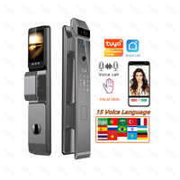 AISUO Smart Lock WIFI Tuya APP Face Recognition Lock Fingerprint Electronic Digital Touch Screen Keypad Code Key Smart Door Lock