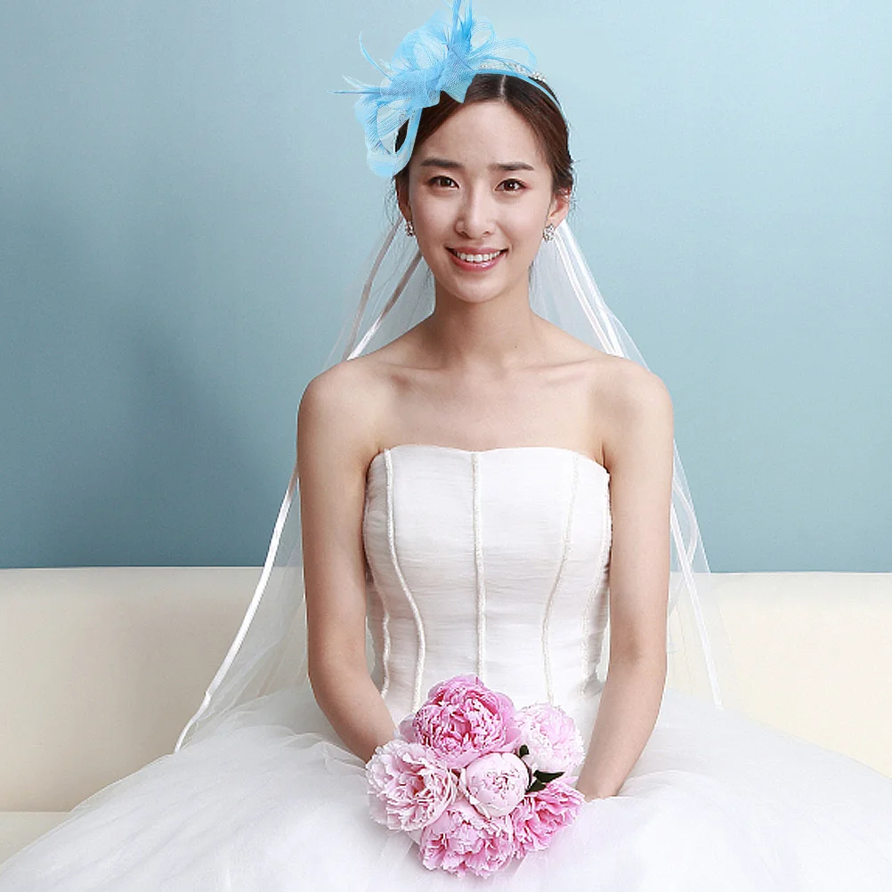 

Hair Band Fascinator Clip Headband For Women Wedding Tea Party Hat Dressy Event Accessory