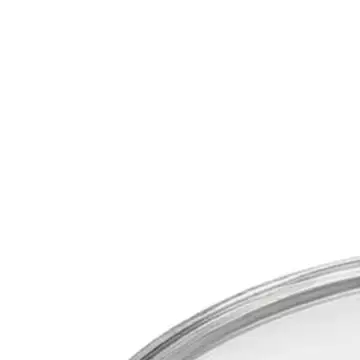 Glass Pot Lid with Stainless Steel Rim for 8 Inch Frying Pan Wok Skillet Made of Toughened Glass Heat Resistant Handle