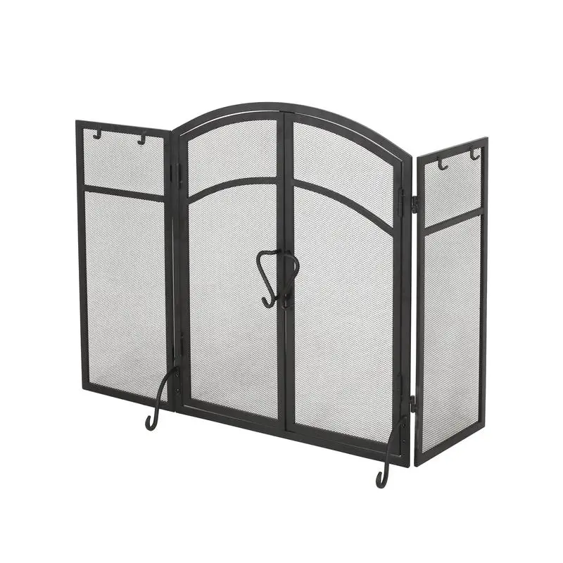 Folding Screen with Doors and 4-Piece Tool Set for Home Decor and DIY Projects