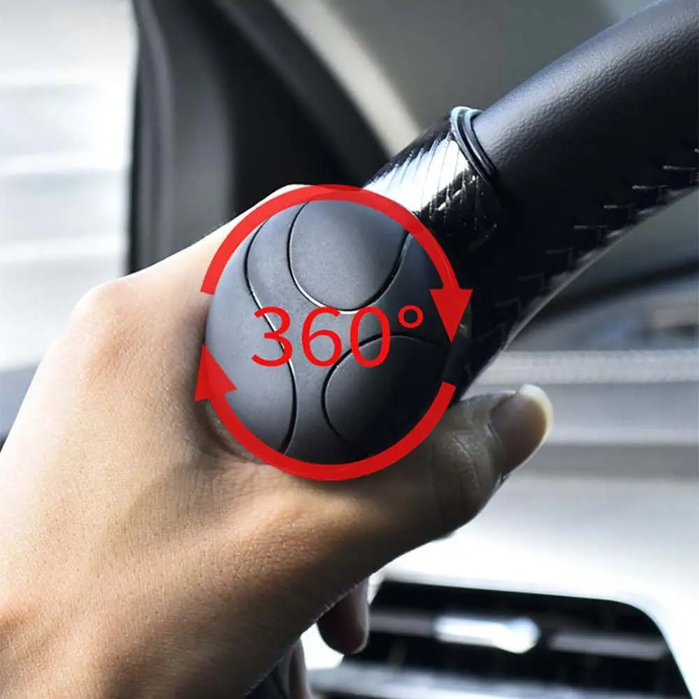 

Universal Plastic Ball Shaped Metal Bearing Car Accessories Steering Wheel Booster Rotation Helper Power Handle Spinner Knob