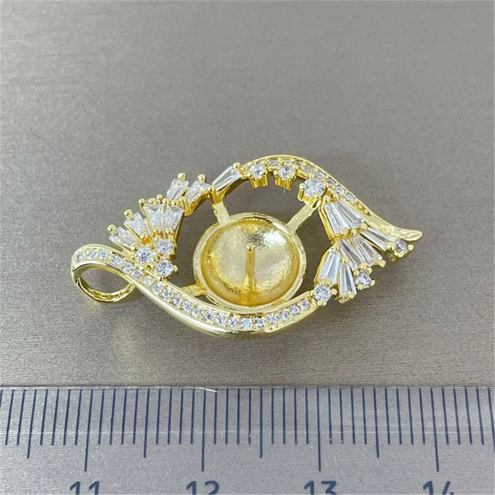 Classic Pearl Pendant Accessory 18K Plated Gold Pendant Settings Jewelry Findings Parts Fittings Connection Accessories D101