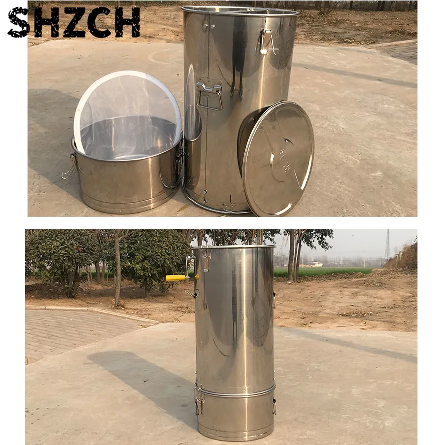 Honey Extractor Centrifuge Stainless Steel Honey Separator Household Apiary Beekeeping Honey Harvest Processing Tool