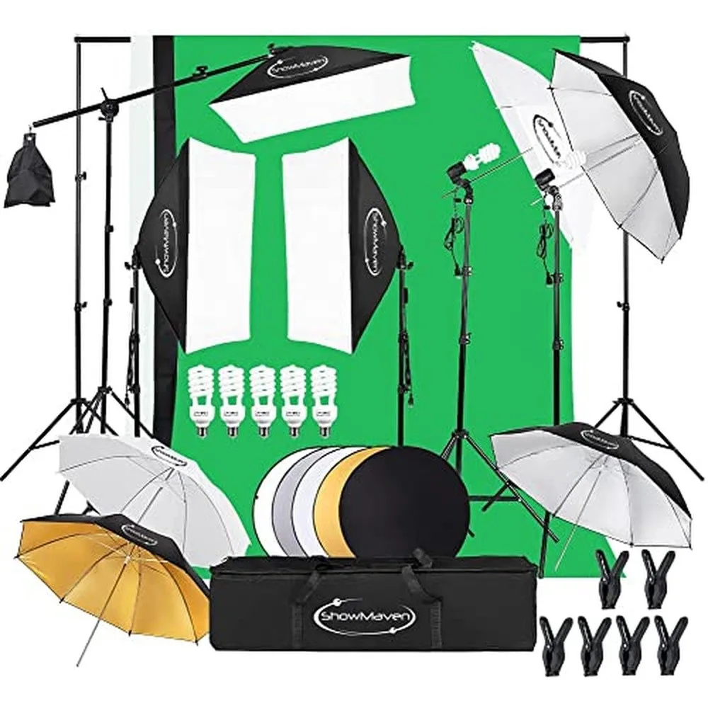 Photography Lighting Kit Softbox Lighting Kit with Photo Backdrop for Product Photography Portrait photography Video
