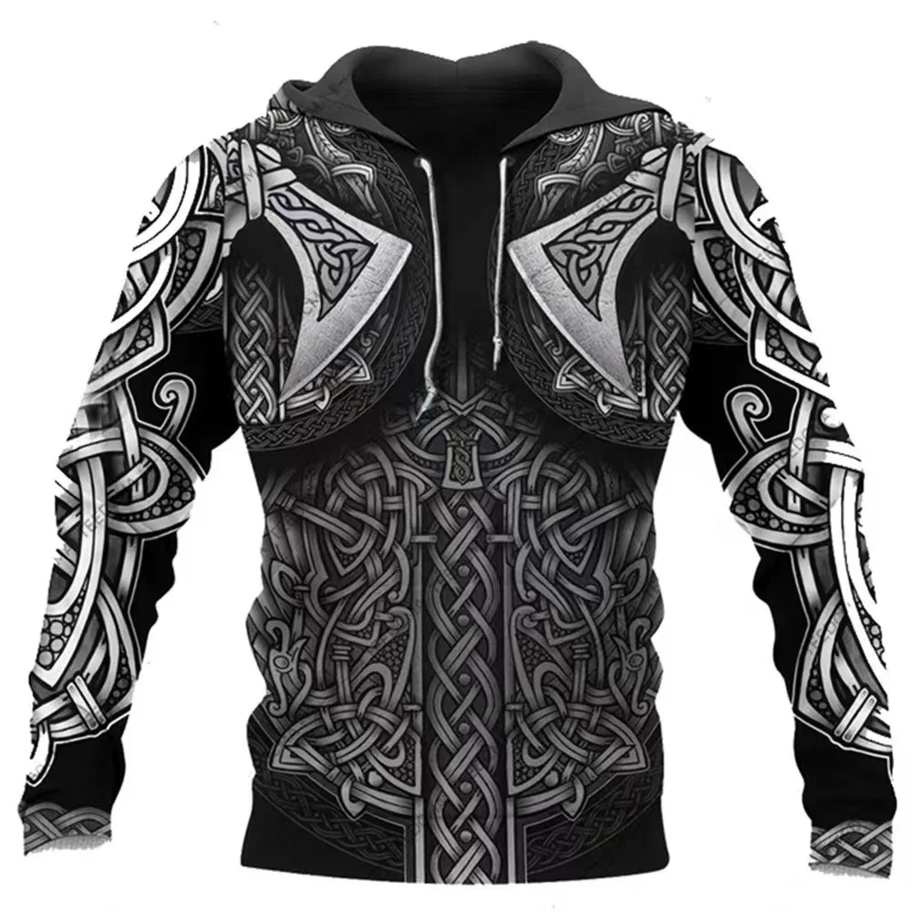 3D Mechanical printing Graphic Pattern Hooded Hoodie Pullover Personality Men women Fashion Sweatshirts Pullover