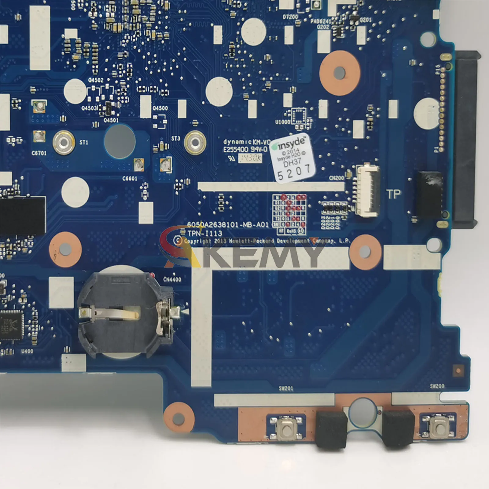 6050A2638101 HP Pavilion 10Z-F100 10-F ノートパソコンのマザーボード 758647-501 769701-501 E1-6200T CPU 2G RAM 100% 完全にテスト済み