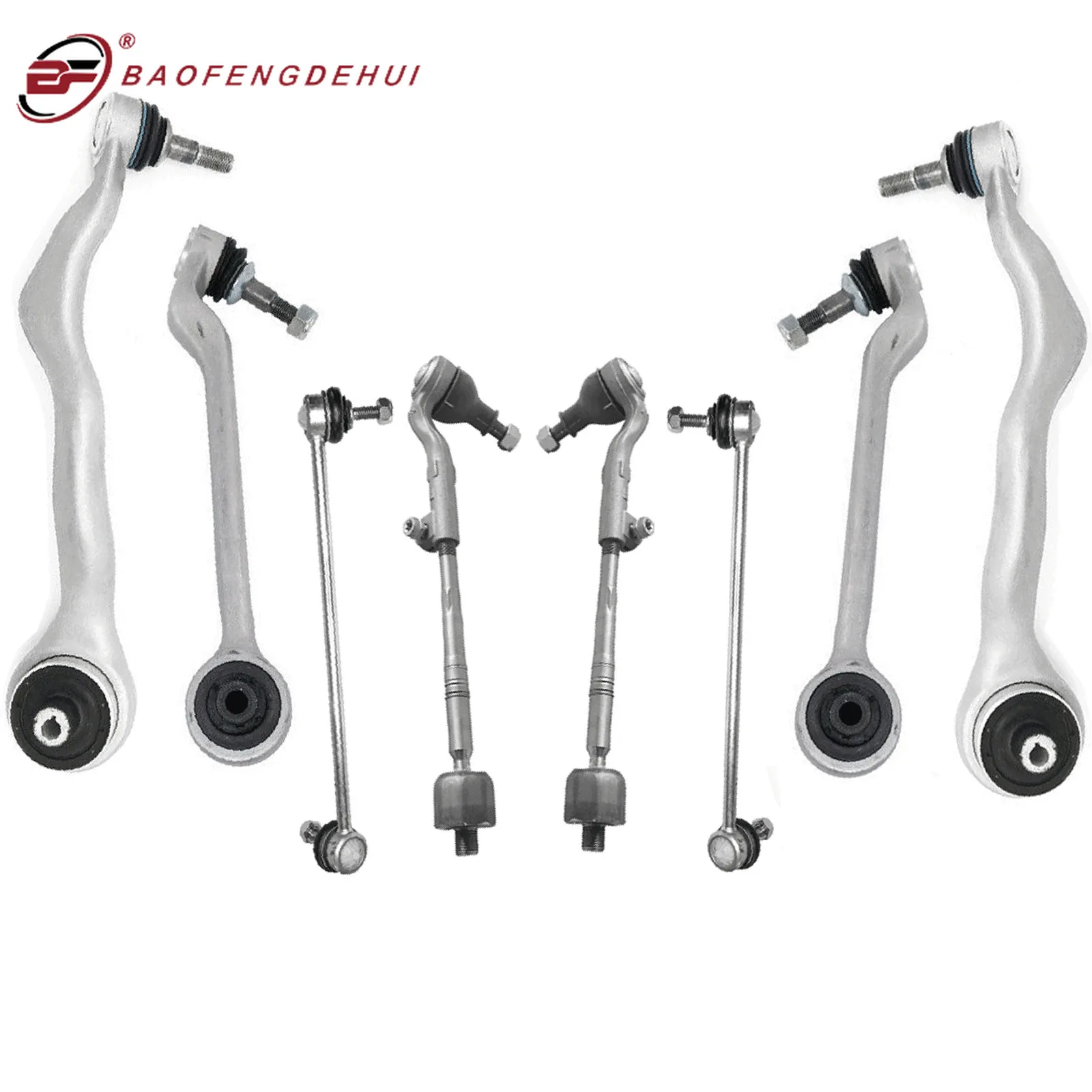 8PCS NEW Front Control Arm Ball Joint Sway Bar Link Tie Rod 8 Kit for BMW 1 3 Series F30 31126852991 31126852992 32106799965