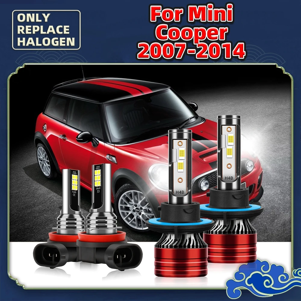 

Фонарики яркие CSP-чипы 12 В для Mini Cooper 2014 2013 2012 2011 2010 2009 2008 2007 Автомобильные противотуманные фары/фары лм