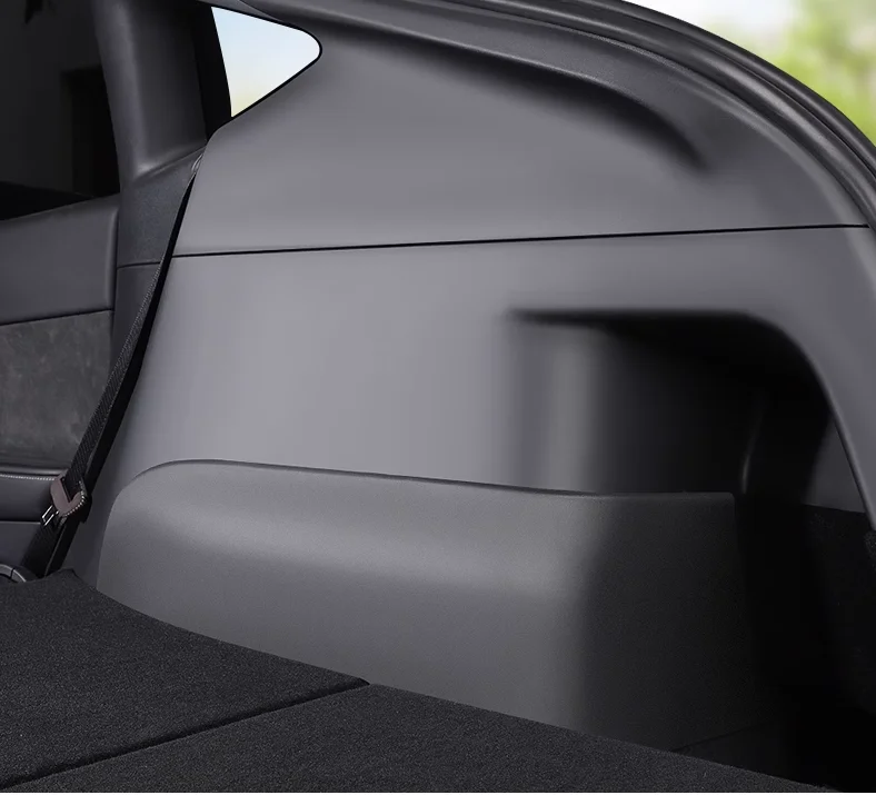 All-Weather Cargo Liners Set para Tesla Modelo Y, Trunk Mat, tampa traseira, área de inicialização, CarRevolving Side Walls, Kit Proteção