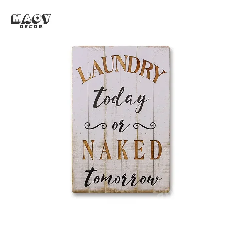 Slogan Metal Tin Sign Laundry Room Decoration Vintage Art Posters Home Hallway Bathroom Washroom Wall Decor Iron Painting Plaque