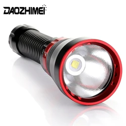 6000 Lumen XHP70.2 LED Diving Flashlight Yellow light / White light Professional Super bright 26650 Underwater lights searchligh