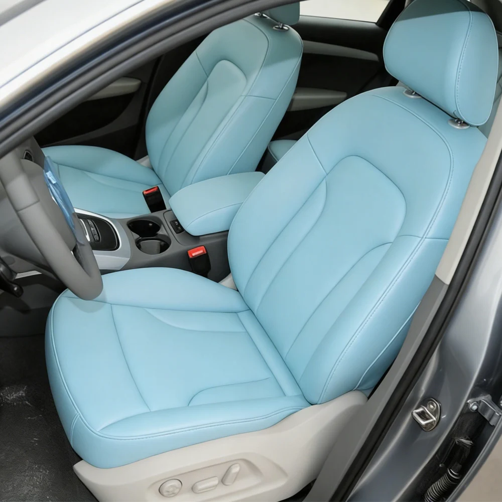 

Специальные чехлы для сидений автомобиля Audi Q5 2010-2018 из искусственной кожи, аксессуары для интерьера